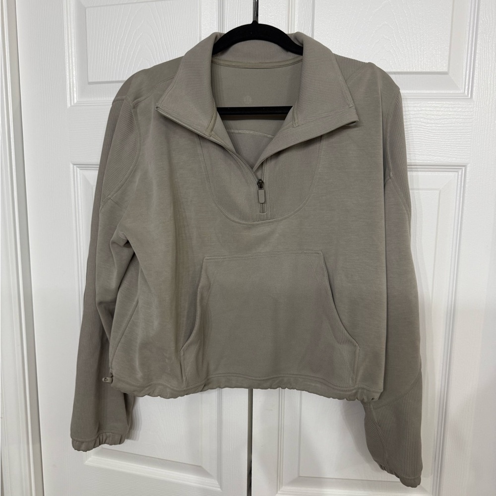 Lululemon brushed softstreme half zip